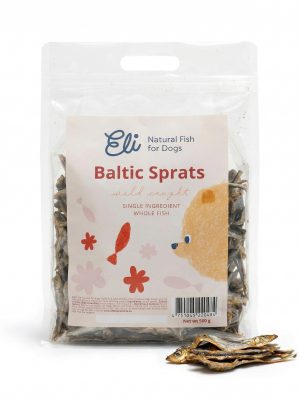 Dried Baltic Sprats For Dogs 500g