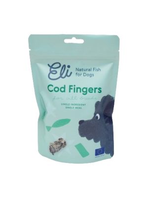Dried Cod Skin Fingers For Dogs 80g